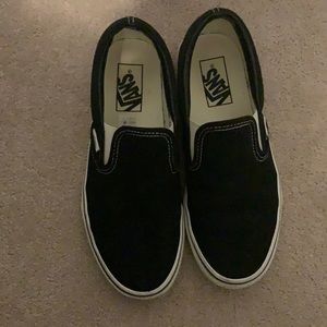Black slip ons
